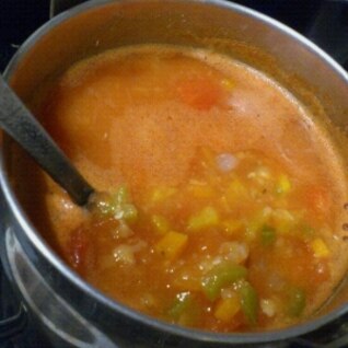 アレンジベース レンズ豆のと野菜のトマトスープ